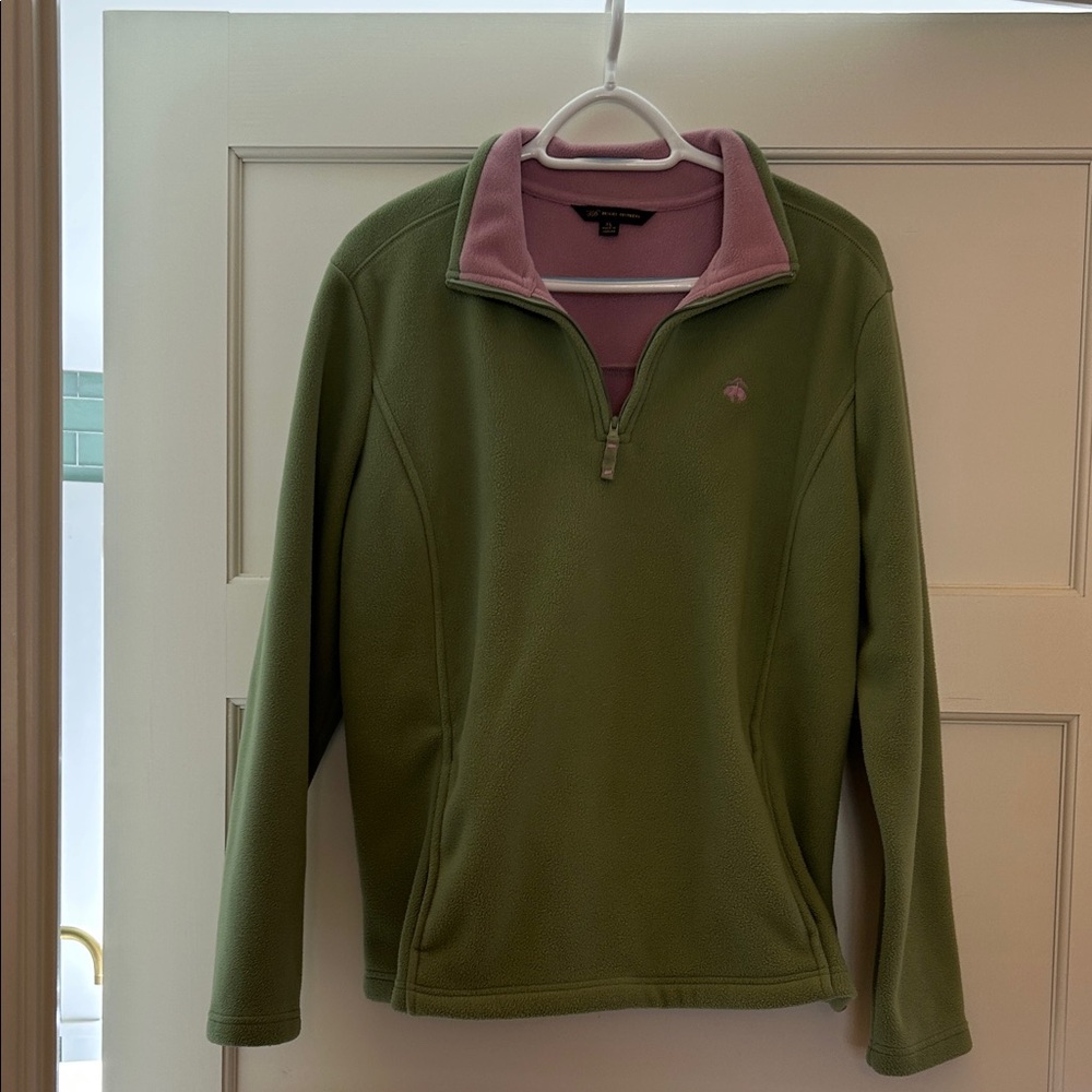 Brooks Brothers Mint Green Fleece Pullover